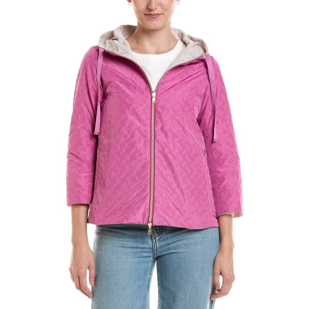 Herno Womens  Hooded Jacket, Pink